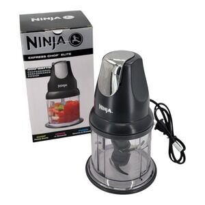 Ninja‎ Food Chopper Express Chop 200W 16 Oz Bowl for Mincing Grinding Blending